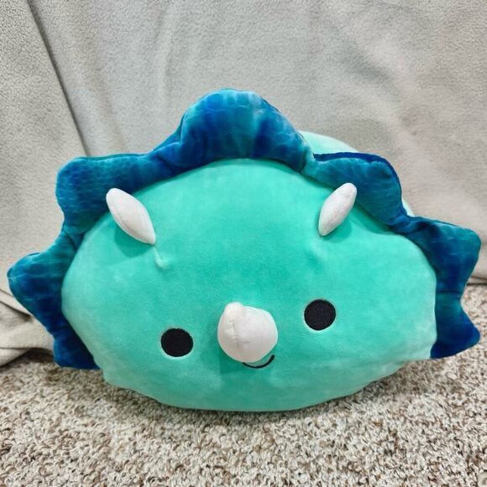 Squishmallows Teegan the Triceratops dinosaur Stackable 12"